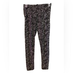 Adults Black and White Patterned Leggings